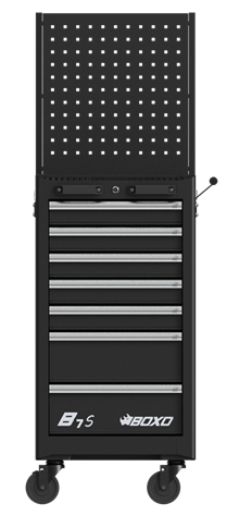 BOXO B7S Servicewagen 7 laden, zwart
