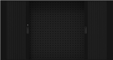 Afsluitbare rolkast / achterwand