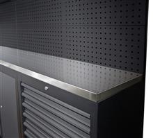 RVS werkblad 1725x500x40mm