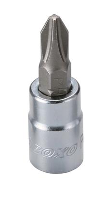3/8" Dopsleutel - Kruiskop PH1