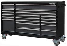 Gereedschapwagen 19 laden 72" zwart/zilv