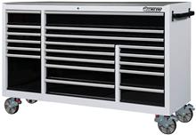 Gereedschapwagen 19 laden 72" wit/zilver