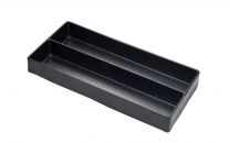 Lege tray met 2 vakken