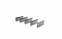 5pc Aluminium drawer divider, 127x50 mm