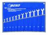 BOXO Flex-head ratcheting wrench set in pouch 12pc